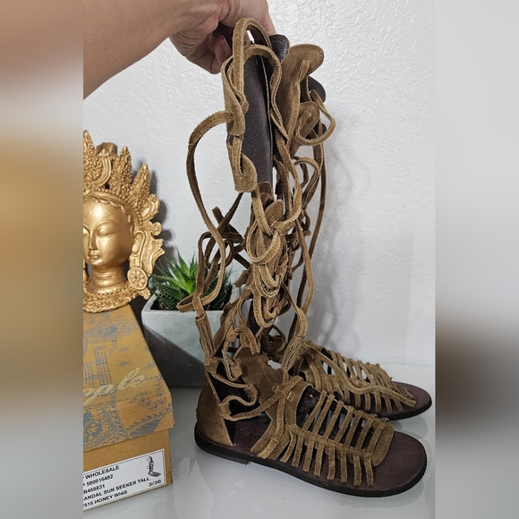 NWT Free People Sun Seeker Tall Gladiator Sandals - Picture 5 of 7